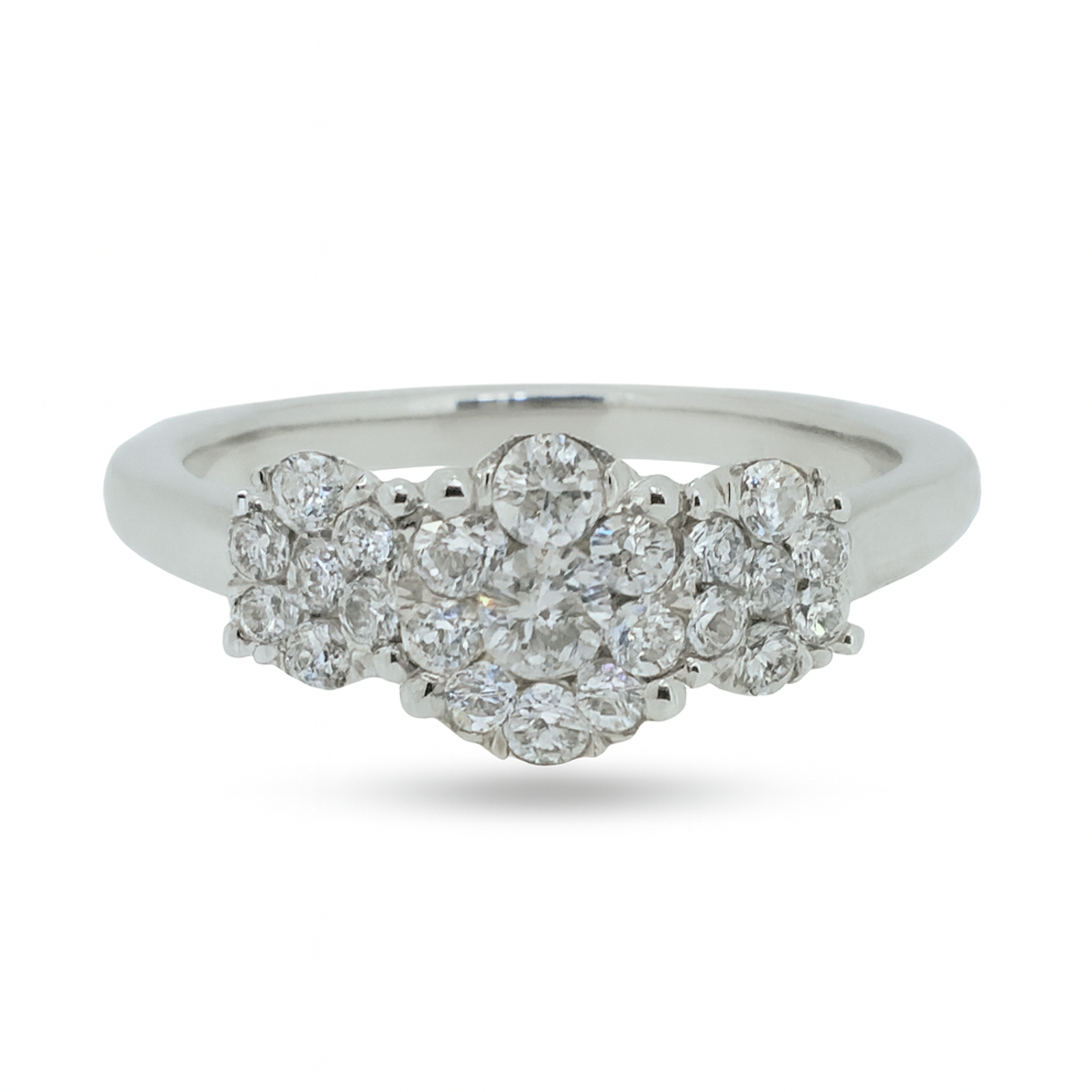 3 Stone Halo Oval